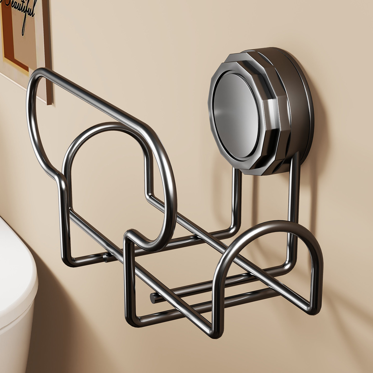 吸盘洗脸巾收纳盒湿厕纸置物架子厨房湿巾纸巾盒抽纸盒纸巾架上墙,收纳整理,纸巾盒,淘宝优惠券,粉丝福利购,淘宝优惠卷