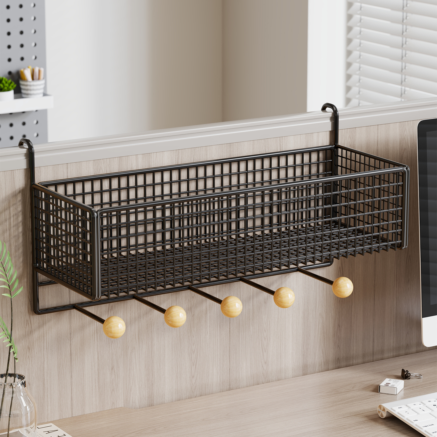 工位挂篮办公室桌面置物架