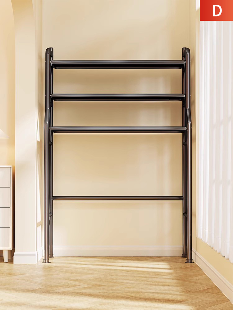 阳台置物架下空式行李箱收纳架家用货架多层落地储物架储藏间架子