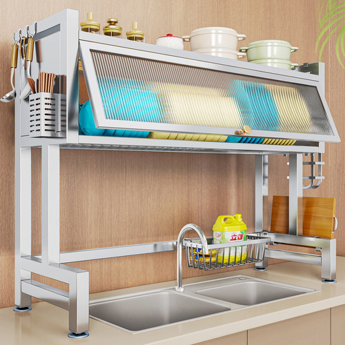 厨房洗碗槽碗盘餐具收