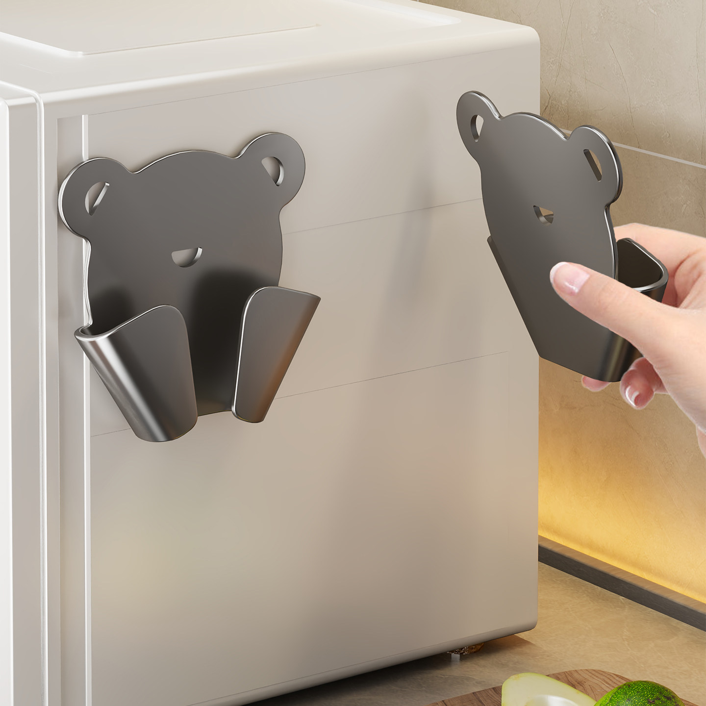剪刀收纳架厨房置物架壁挂式免打孔强力粘贴冰箱外侧无痕收纳架子,家装主材,置物架,淘宝优惠券,粉丝福利购,淘宝优惠卷