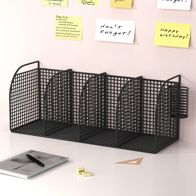 书架多格大容量侧面提手方便移动