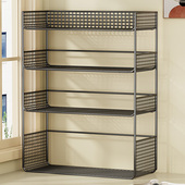 桌上书架书桌收纳多层台面分层架子办公室桌面置物架飘窗储物柜子