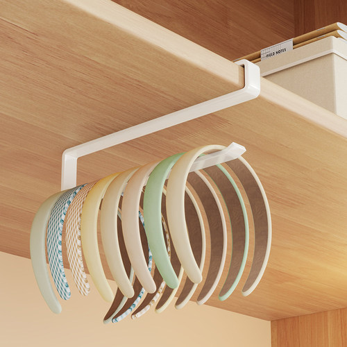 柜下发箍收纳架免打孔项链架