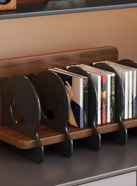 黑胶唱片收纳架专辑放置架展示架cd收纳盒黑胶唱片柜展示框存放架