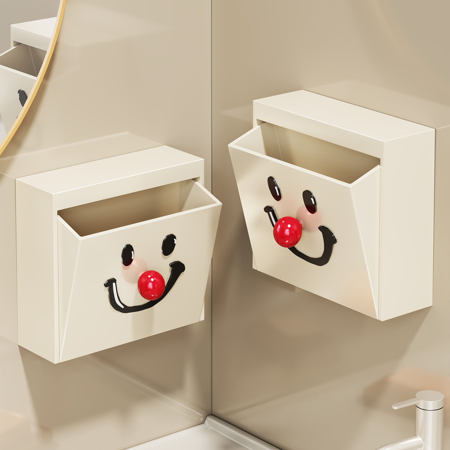 卫生间免打孔纸巾盒厕纸架