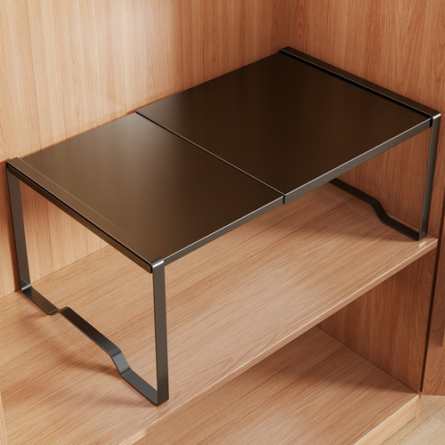 衣柜分层隔板可伸缩置物架