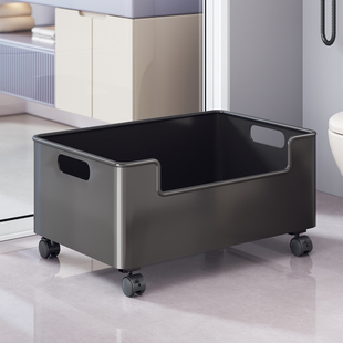 浴室柜下脏衣篓家用脏衣服收纳篮带轮推车防水杂物洗衣篮储物筐子