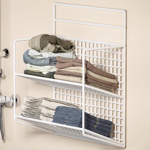 浴室置物架墙上免打孔林家小子