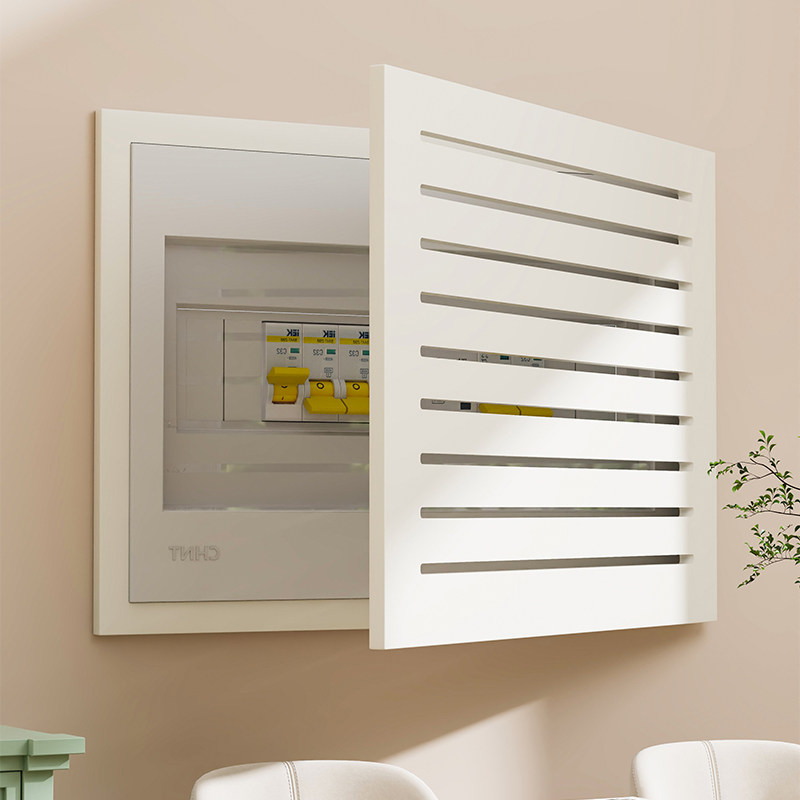 超薄原木电表箱装饰画