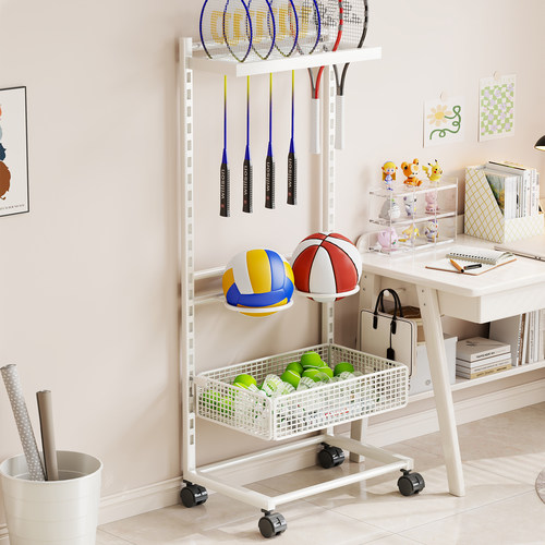 羽毛球拍收纳架可移动大容量