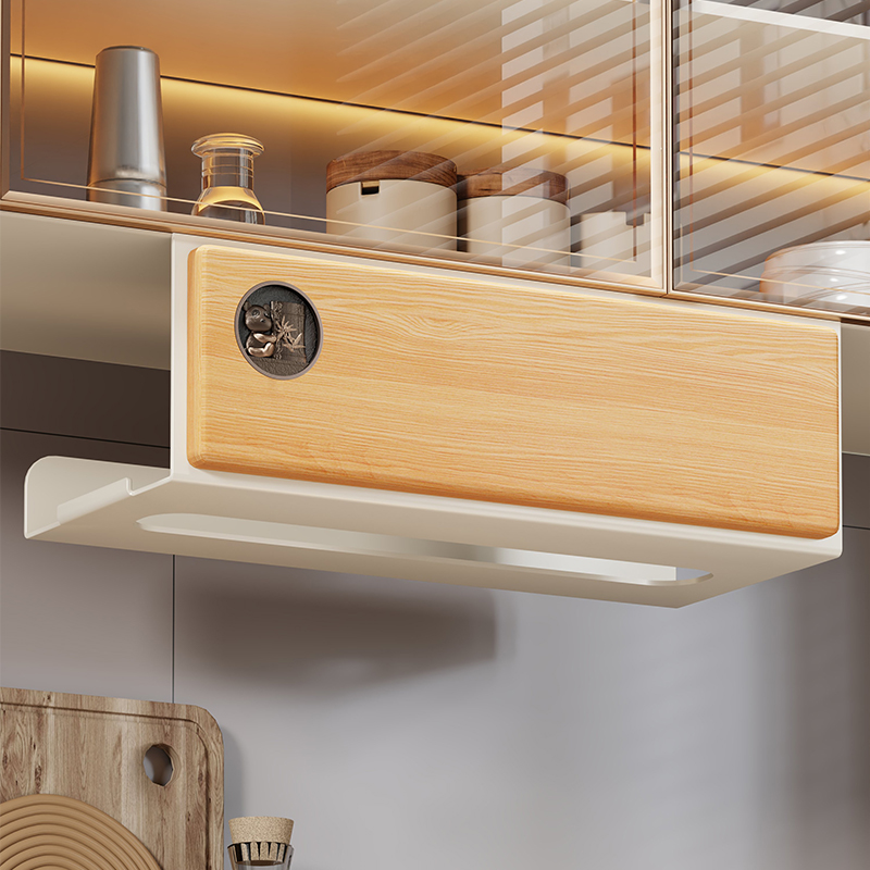 实木卫生间纸巾盒厕所纸巾架