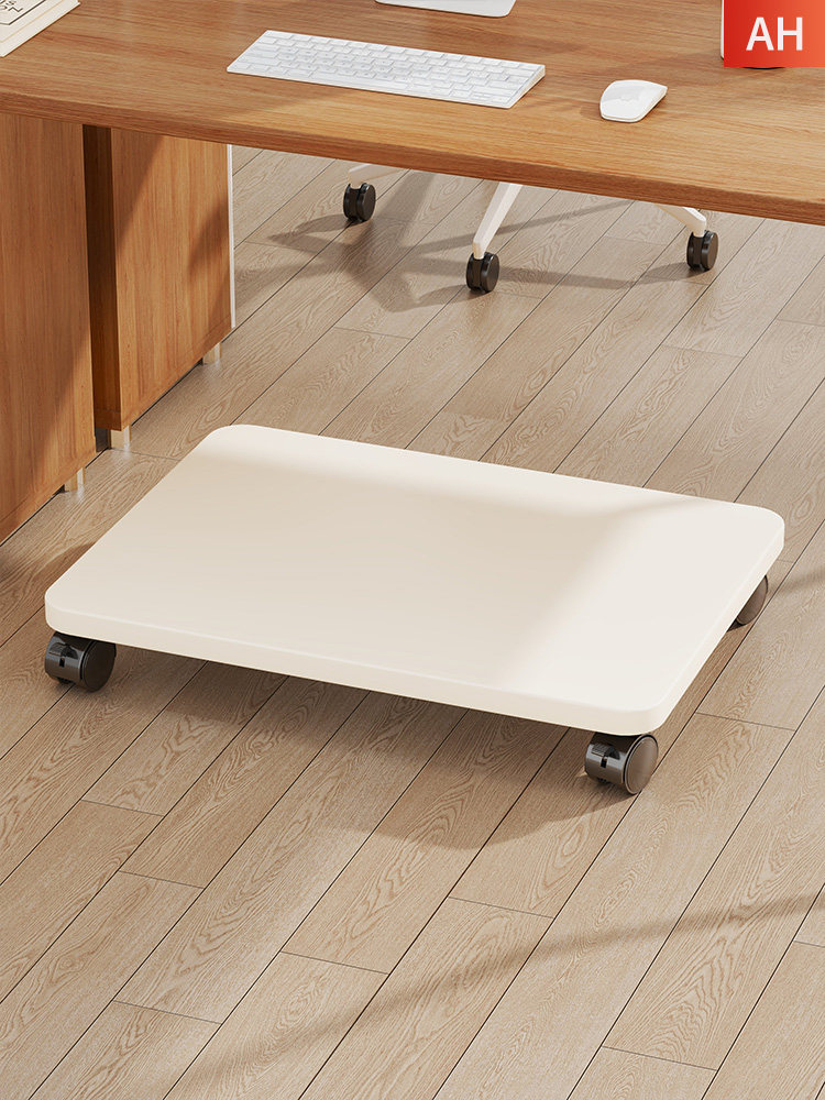 打印机置物架电脑主机托架办公室桌下可移动覆印机放置架盆栽花架