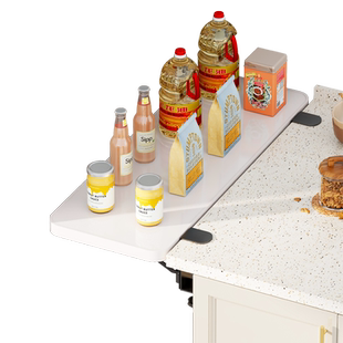 冰箱侧延长板厨房桌面整理隔板台面缝隙挡板家用冰箱侧边加宽延伸