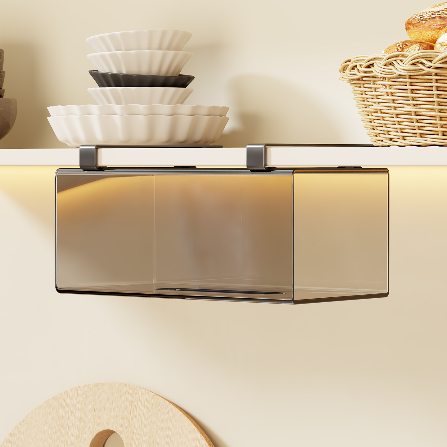 厨房纸巾盒浴室置物架