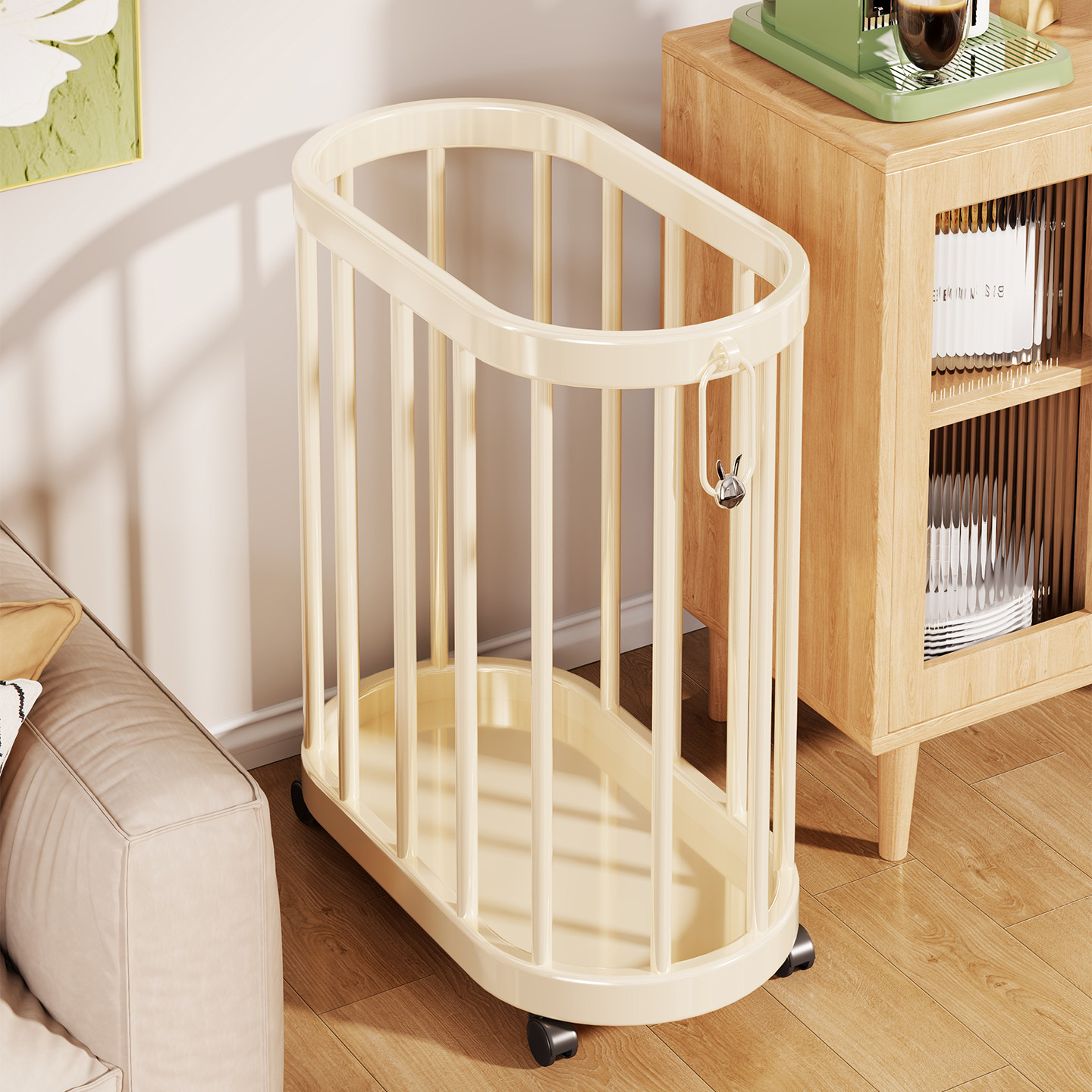 瑜伽垫收纳筐家用带轮移动大容量运动窄缝置物架健身器材收纳神器,收纳整理,运动器材收纳用具,淘宝优惠券,粉丝福利购,淘宝优惠卷