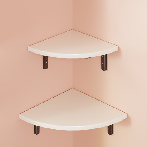 墙角置物架床头免打孔三角架子