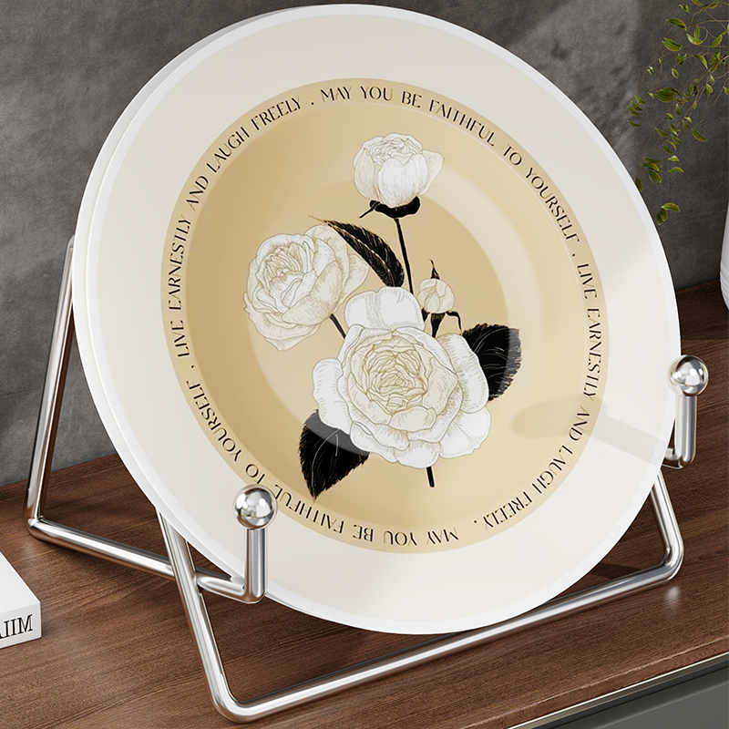 盘子装饰架茶饼底座支架钟