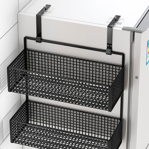 冰箱置物架侧面边收纳厨房