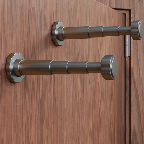 吸盘晾衣杆免打孔壁挂