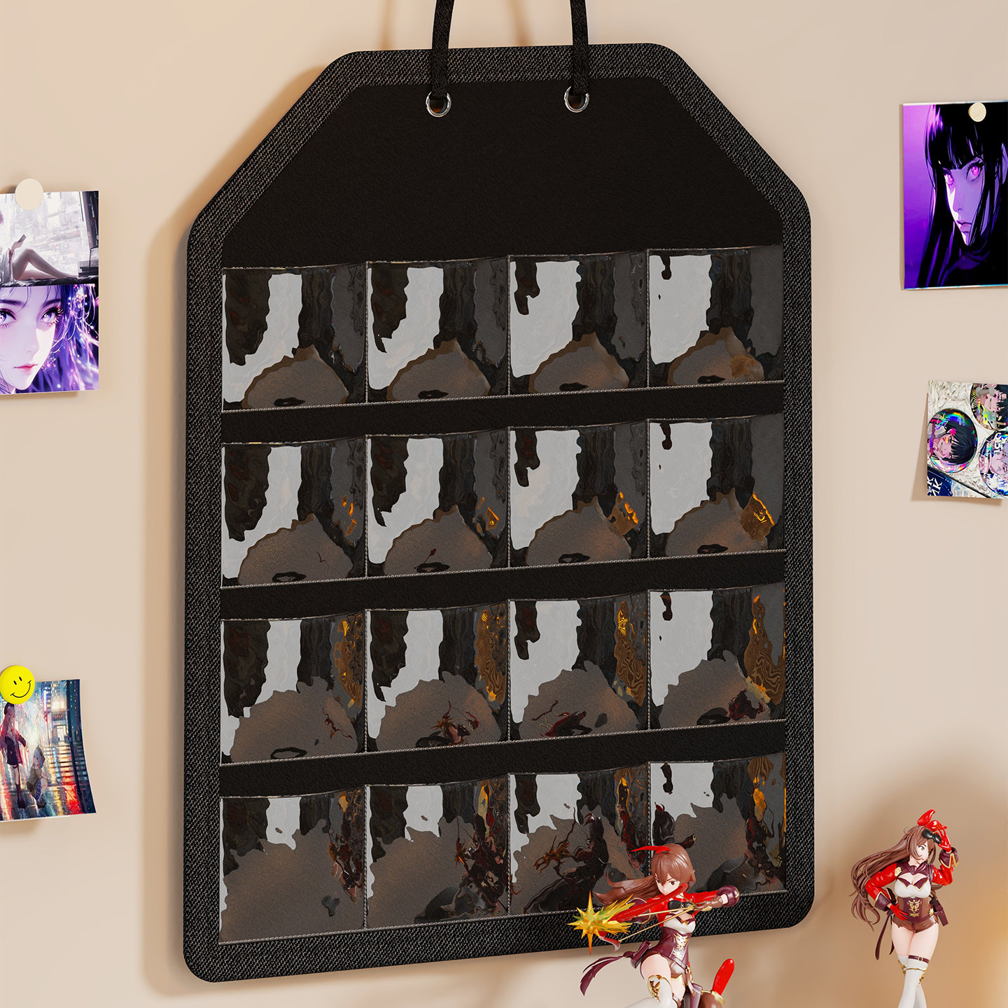 吧唧展示架徽章谷子分格收纳挂袋