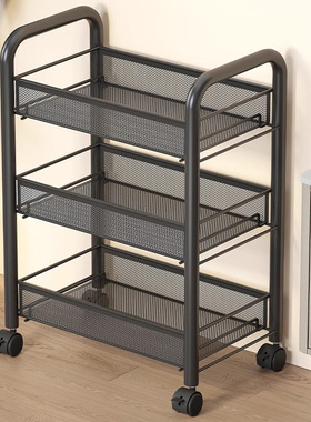 卫生间置物架落地不锈钢多功能小推车浴室厕所洗澡间多层收纳柜