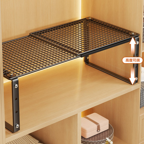 衣柜分层隔板收纳神器柜子