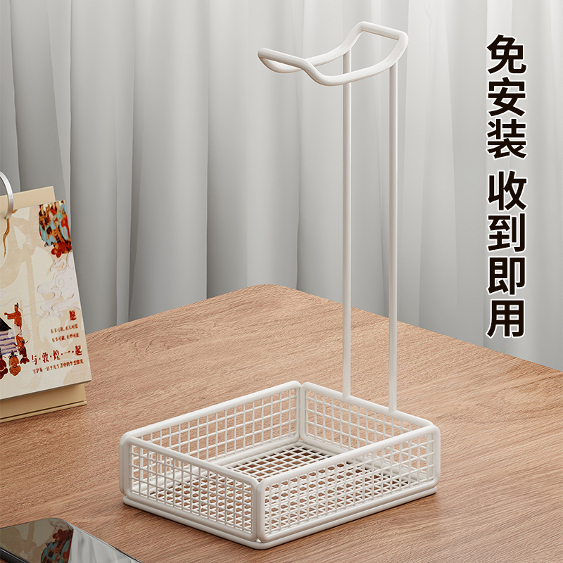 游戏手柄支架家用台面头戴式耳机耳麦手机多功能二合一支架挂架桌面置物架电竞房宿舍通用型收纳储物整理神器