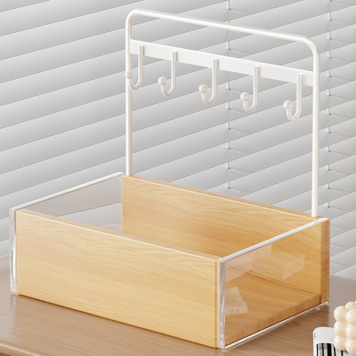 亚克力玄关摆件入户钥匙收纳