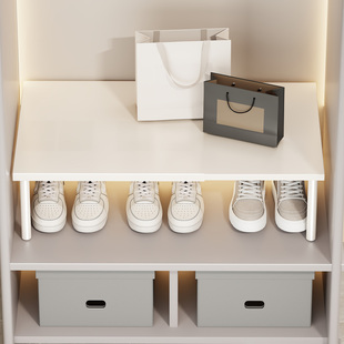 鞋柜分层隔板鞋架收纳神器支架超长放鞋柜内可调节鞋子叠放隔板架