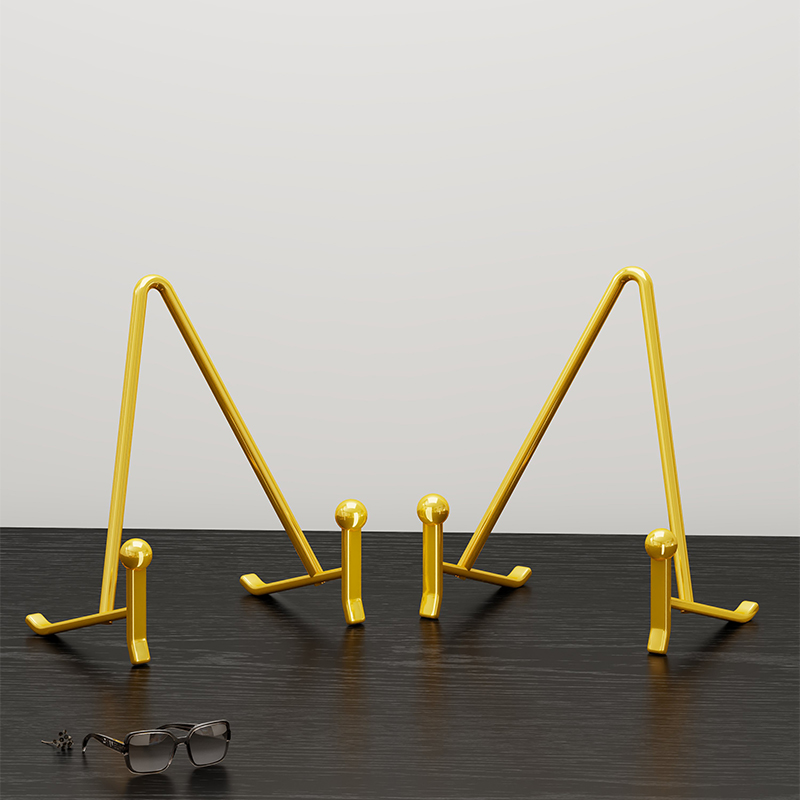 边缘光滑盘子支架金属加粗实心