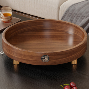 实木水果盘客厅茶几家用干果客厅桌面杂物托盘摆件玄关入户钥匙盘