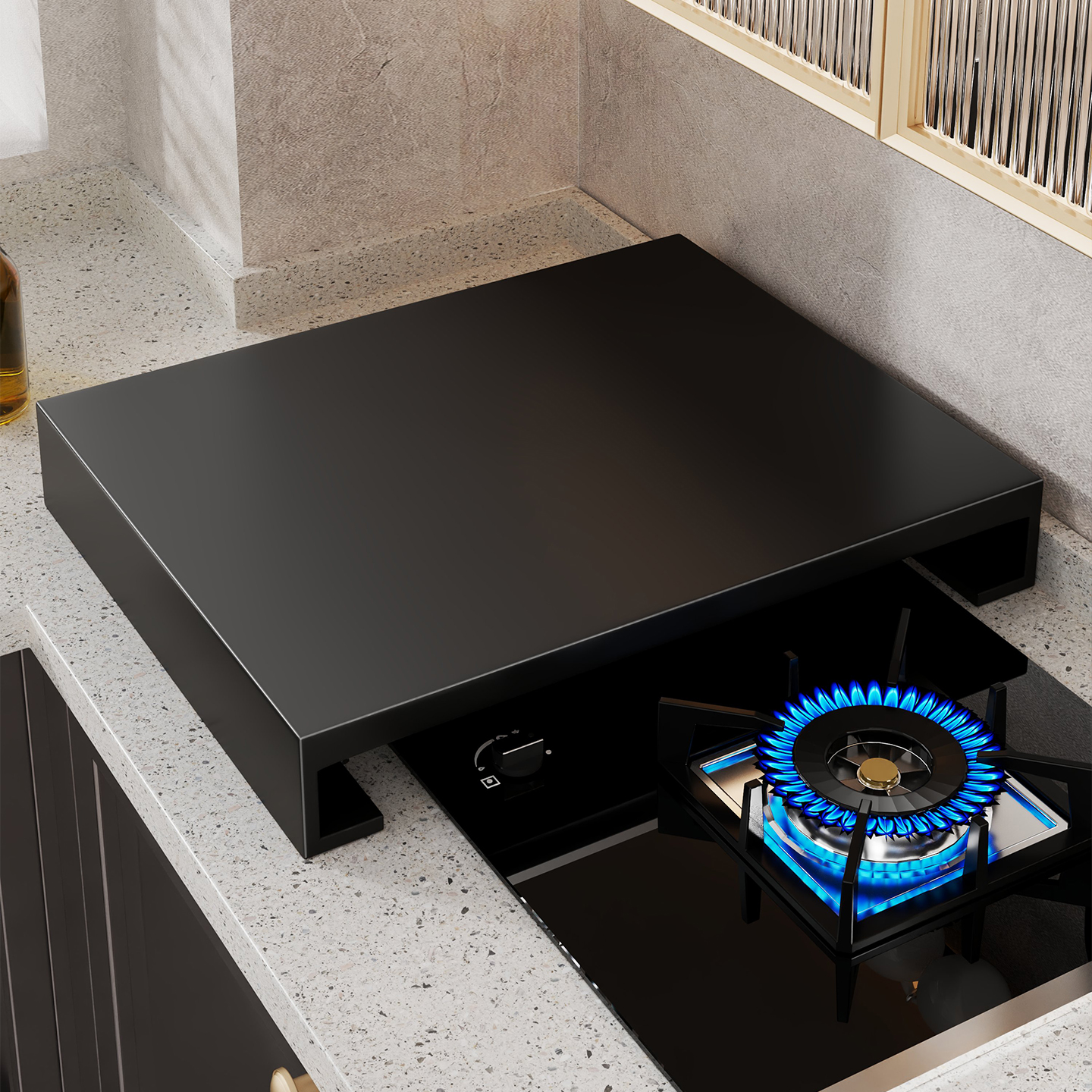 燃气灶盖板煤气灶罩盖板灶台架托