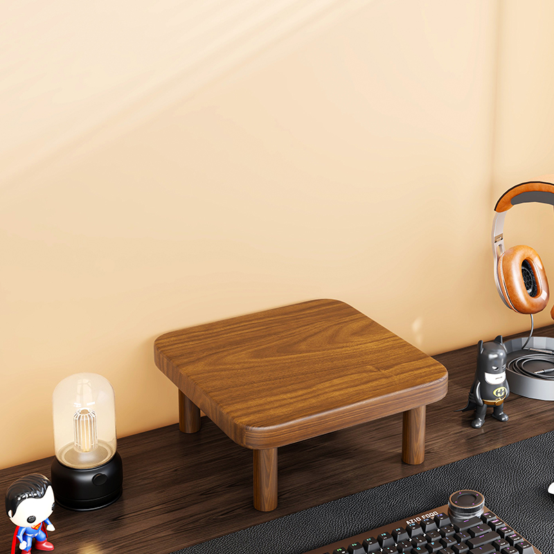 实木电脑增高架显示器托架办公室