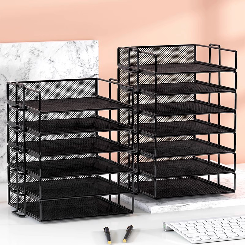 办公桌收纳置物架文件盒用