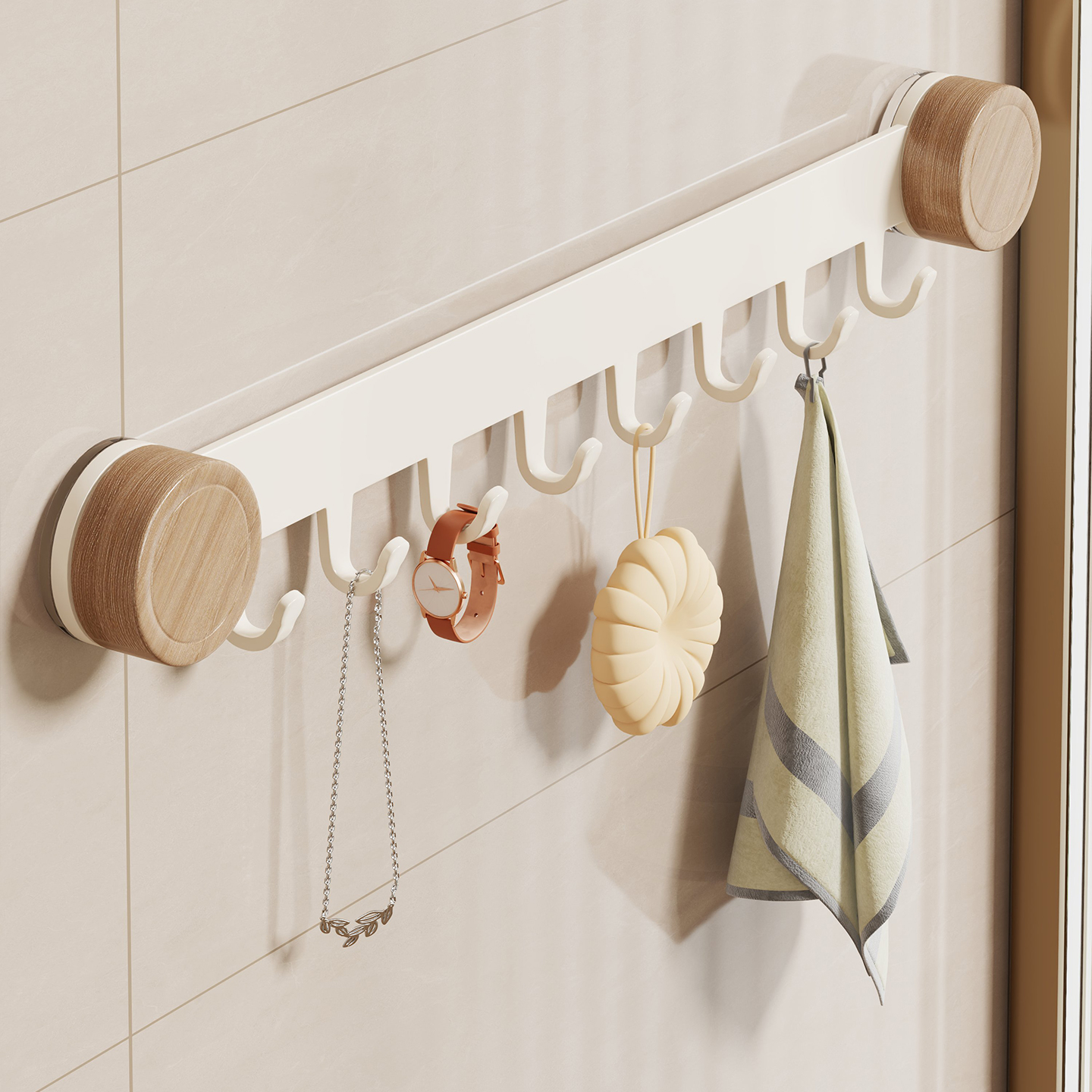 浴室门后挂钩卫生间收纳架