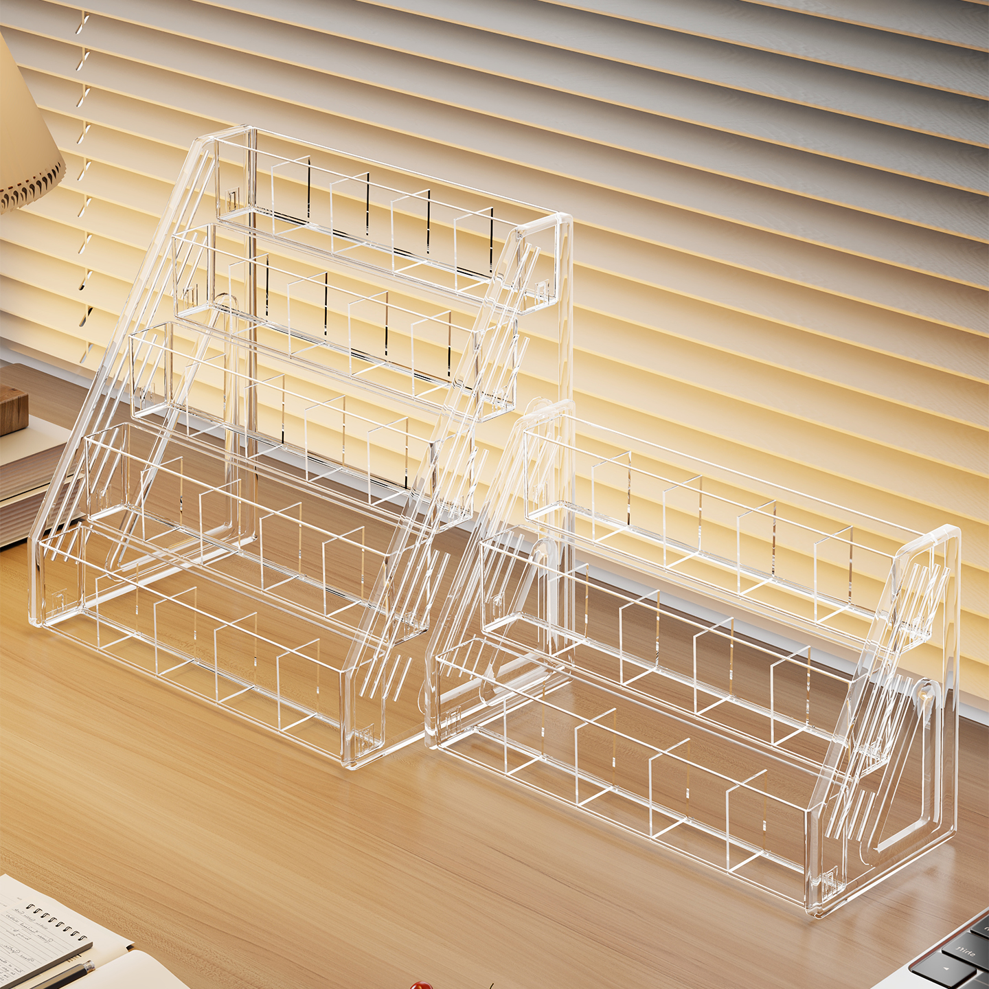 笔架马克笔收纳盒桌面笔筒