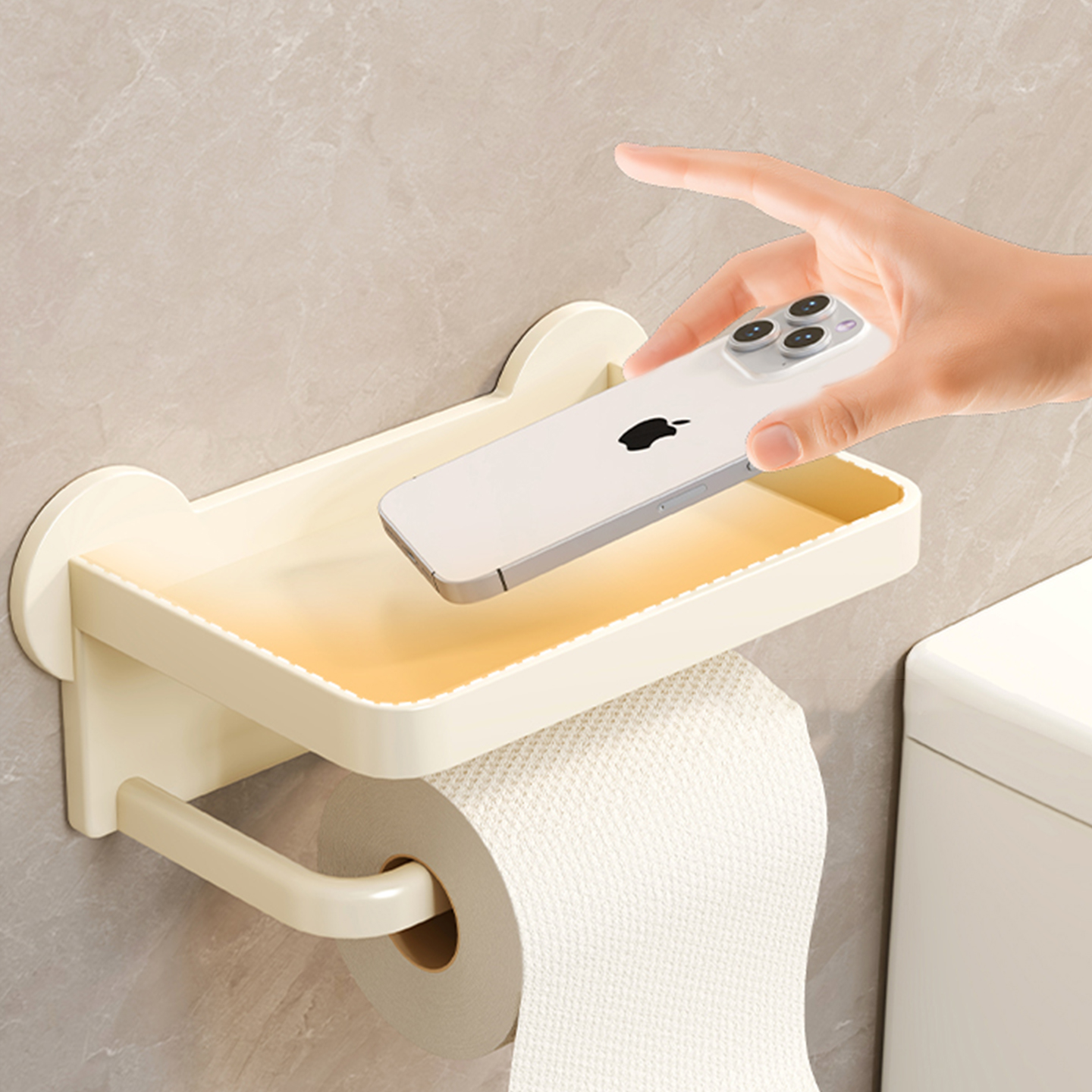 物品架免打孔厕纸盒壁挂式抽纸架