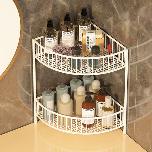 洗漱台台面转角三角置物架沥水架