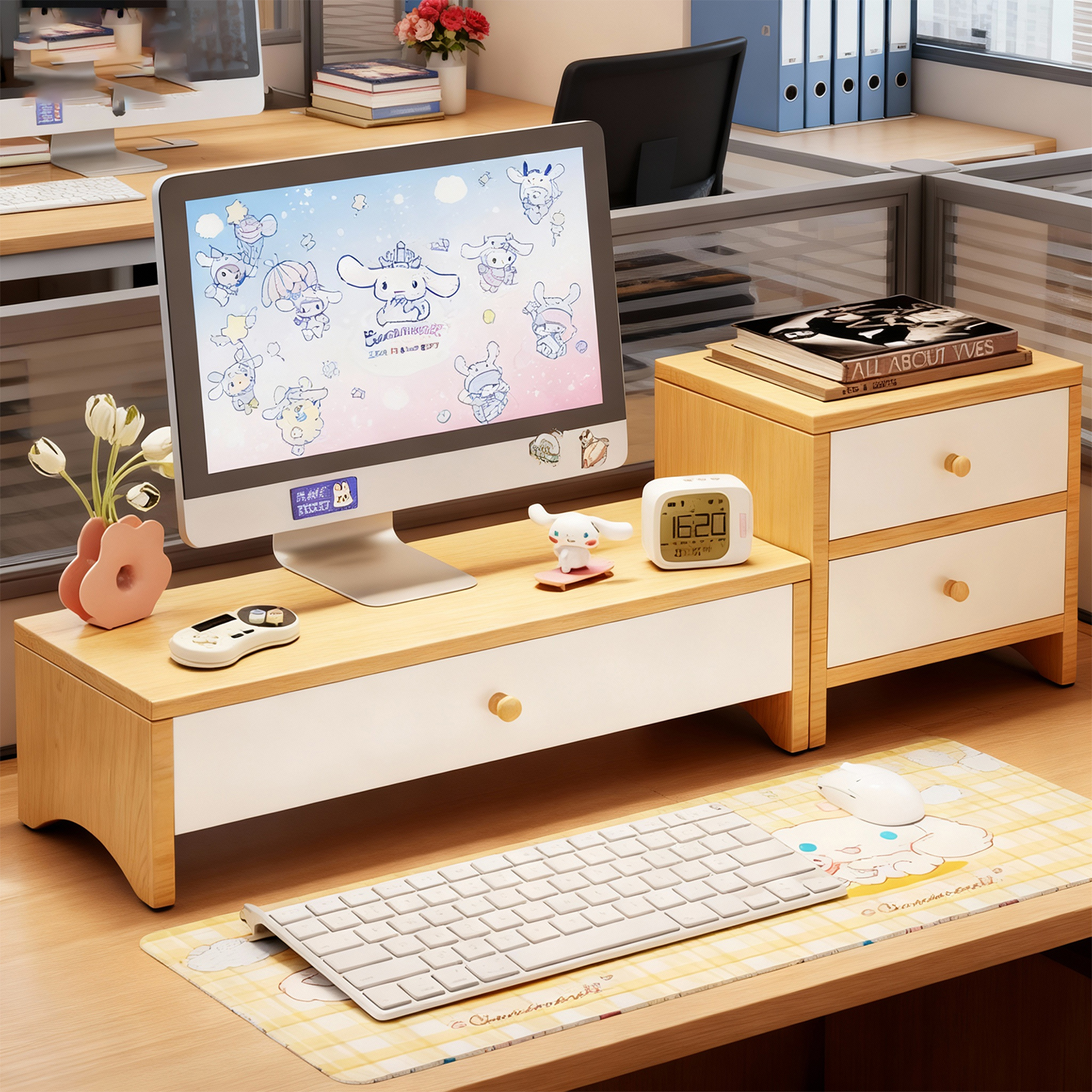 电脑增高架办公室显示器置物架