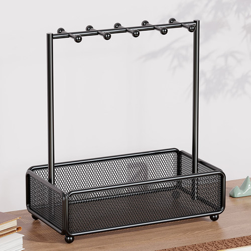 毛笔笔架覆古挂架笔托 托免洗笔架毛笔挂架子展示架毛笔墨纸砚专