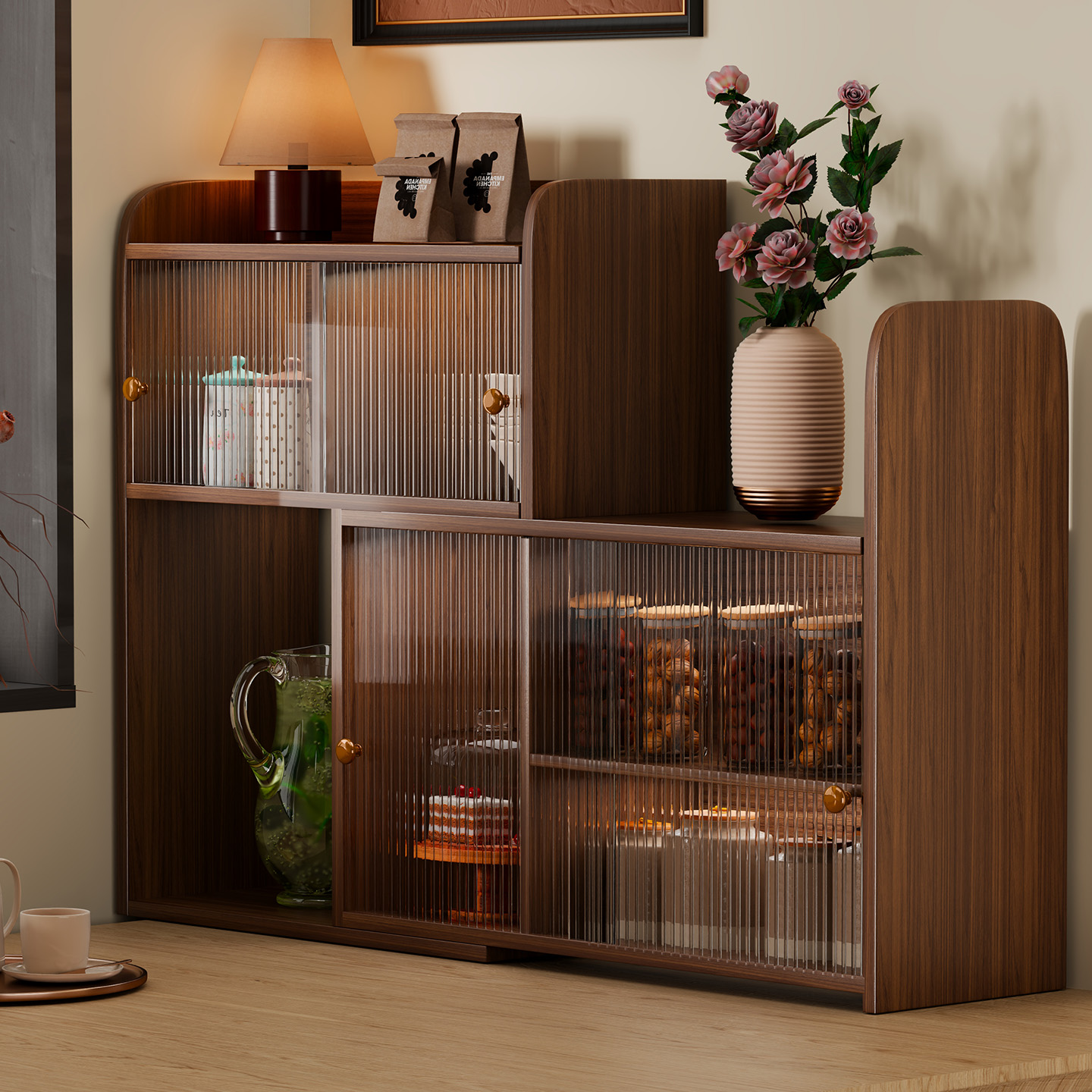 桌面多层化妆品亚克力收纳盒