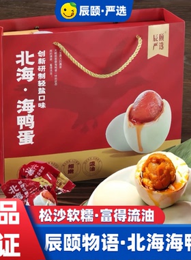 辰颐物语Hi呀蛋正宗火烤海鸭蛋20枚轻盐124°C北海红树林散装特产