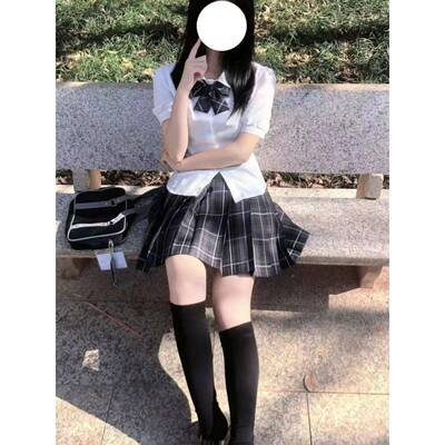烟尘正版Jk日式修身学生格纹裙学校用品女孩可爱春秋季学院风正统
