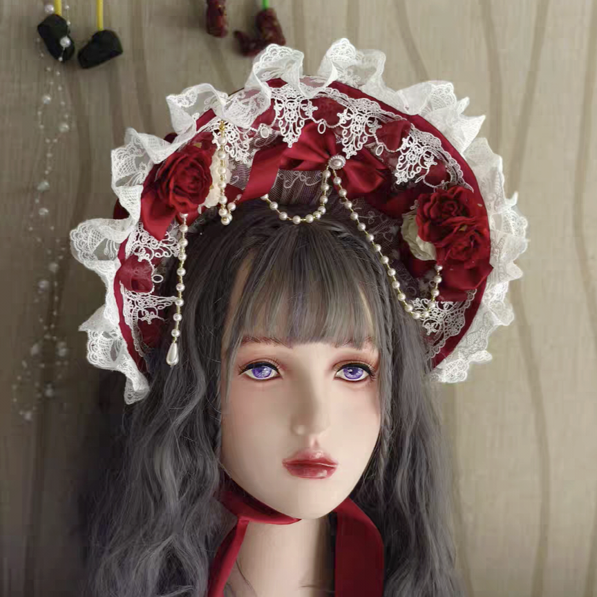 【多色现货】手作bnt华丽茶会优雅重工Lolita小物蕾丝bb汉洋折衷,模玩/动漫/周边/娃圈三坑/桌游,lolita洛丽塔配饰小物/道具,淘宝优惠券,粉丝福利购,淘宝优惠卷