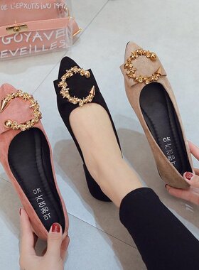 Spring and Autumn Casual Fashion Pointed Toe Women's Shoes