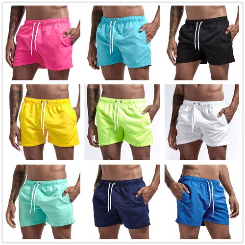Pocket Swimming Shorts For Men Swimwear Man Swimsuit Swim Tr - 封面