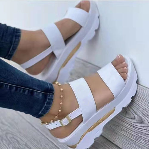 Women's Wedges Sandals Summer New Woman Low Platform Shoes