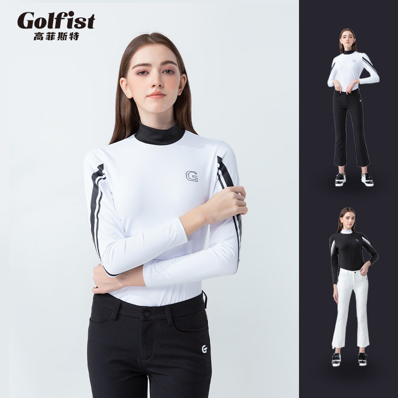 秋季新款高尔夫服装女士长袖休闲运动球服韩版t恤上衣Golf球服