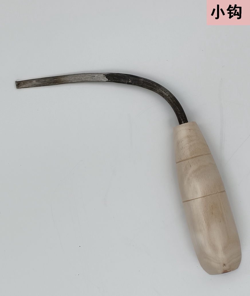 沉香勾刀工具切香刀刮香刀勾丝刀3件套雕刻刀削木刮木刀勺子钩丝